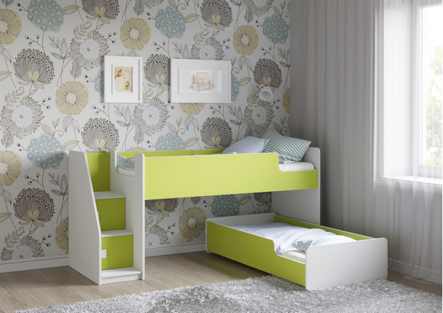 Детская выкатная кровать Легенда К402.41 в Раменском